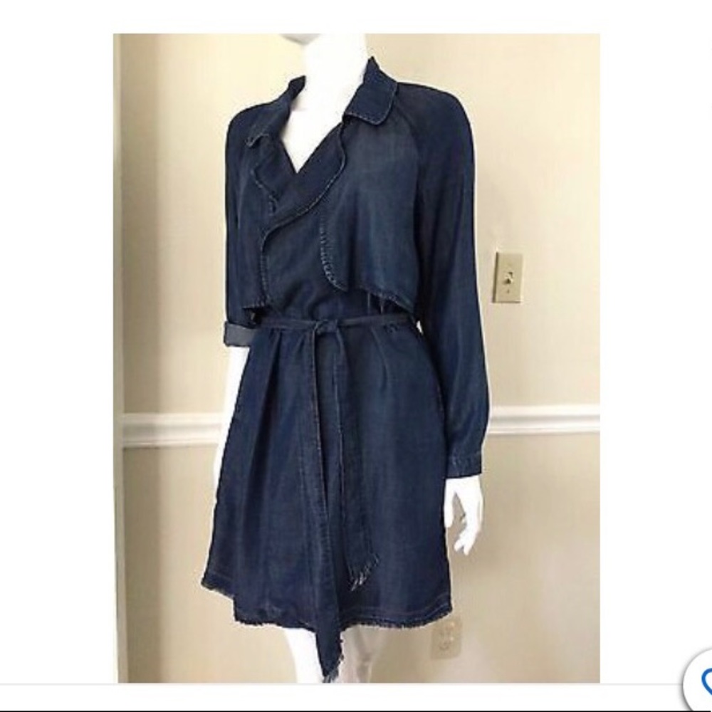 CLOTH & STONE ,Denim Trench Coat ,Size M ,NWOT